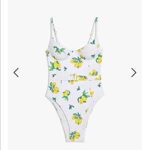 Onia Danielle one piece - lemon toss print